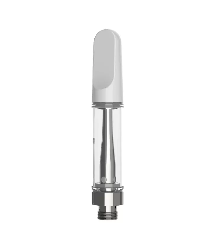 CCELL | TH2-EVO Glass Vape Cartridge with White Ceramic Mouthpiece | 1mL – Snap Fit – 100 Count