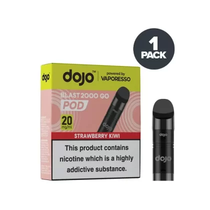 Strawberry Kiwi Vaporesso Dojo Blast 2000 Go Pre-filled Pods