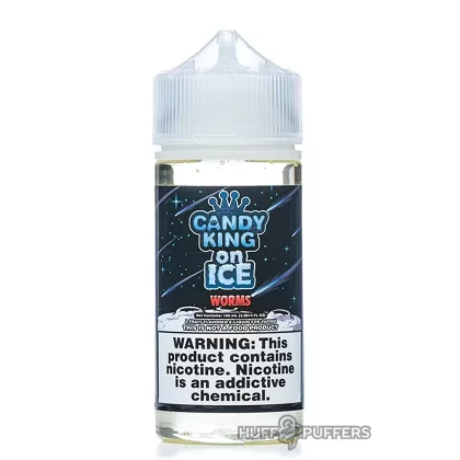 Candy King on Ice – Worms 100mL - Nicotine Strength#3mg>6mg