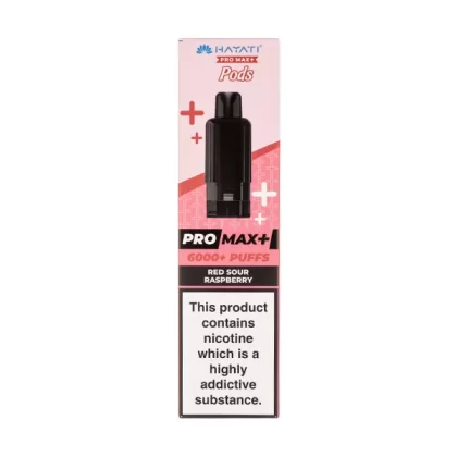 Red Sour Raspberry Pro Max Plus Prefilled Pod + Refill by Hayati - Vapesuperstore Co