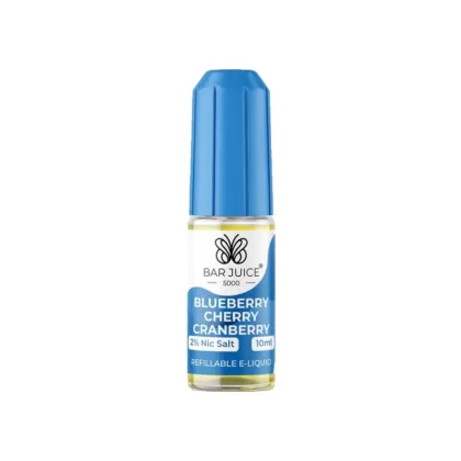 Bar Juice 5000 Blueberry Cherry Cranberry E Liquid 10ml - Nicotine Strength#20mg>10mg>5mg (689970)