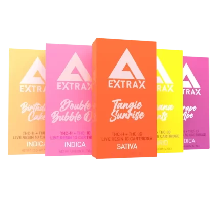 Delta Extrax THCh + THCjd 1G Cartridges