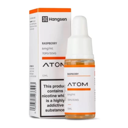 Raspberry E-Liquid Atom Series by Hangsen (10ml) - 0mg