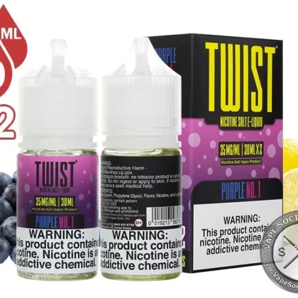 Purple No. 1 by Twist Salt 60ml - Vape Product, Vape Product; NCDOR