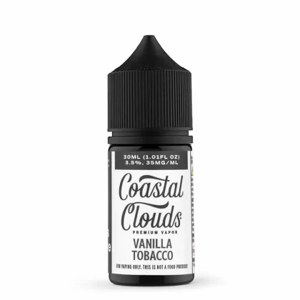 Coastal Clouds Salt – Vanilla Tobacco 30mL Pre-Steeped