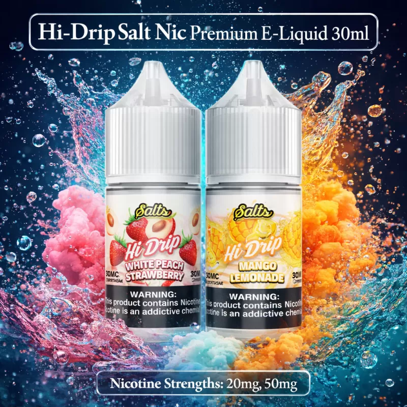 Hi-Drip Salt Nic Premium E-Liquid 30ml - Dewberry / 20mg - Vapeciga