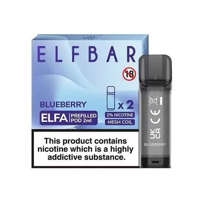 Elf Bar Elfa Replacement Pods (Pack of 2) - Strawberry Kiwi - Image 3