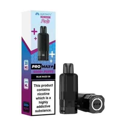 Hayati Pro Max Plus 6000 Prefilled Pod Blue Razz GB - Ecigpremium