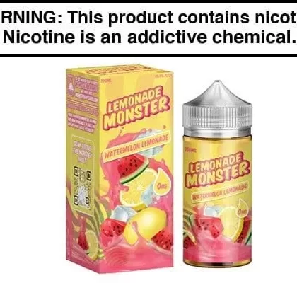 WATERMELON LEMONADE BY LEMONADE MONSTER 100ML - Vapejuice