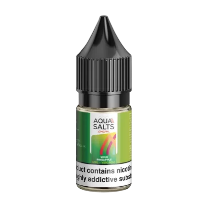Sour Pineapple Nic Salt by Aqua Salts 10ml - 20mg - Vape Product