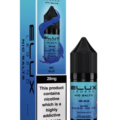 Mr Blue Nic Salt By Elux Legend - 20mg