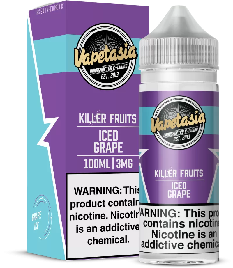 Vapetasia - Killer Fruits ICED Grape - 100ML E-Liquid - 0MG