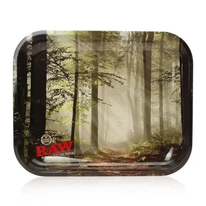 Raw Smokey Trees Large Rolling Tray