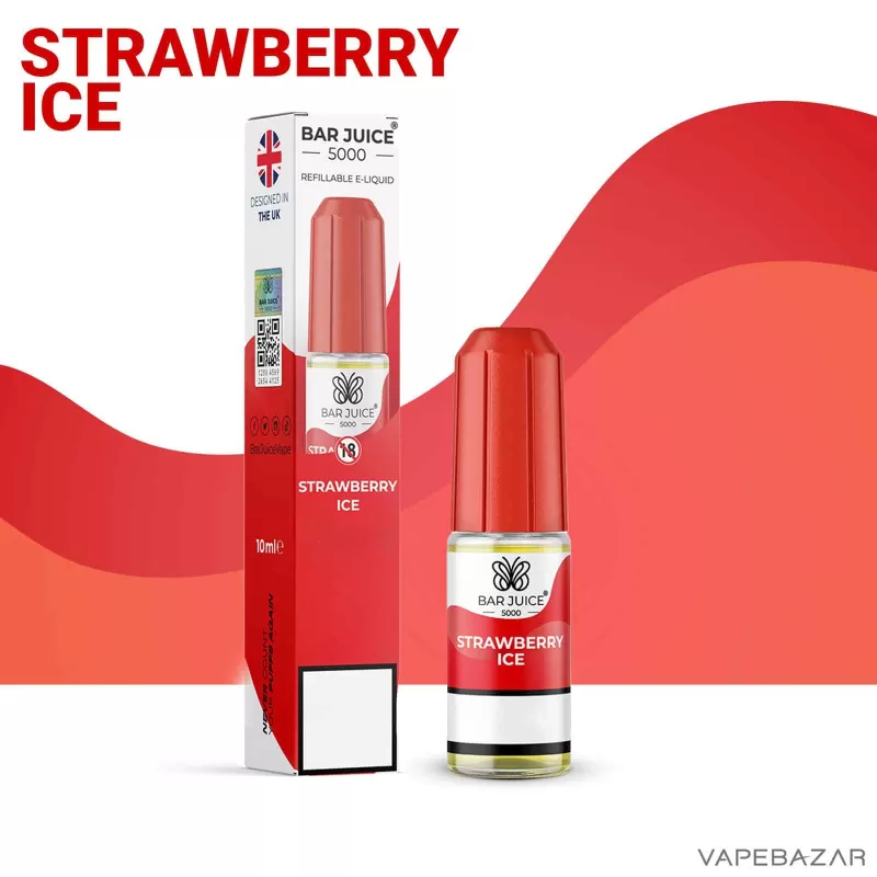 Bar Juice 5000 Nic Salt – Strawberry Ice - Vapebazar - Image 2