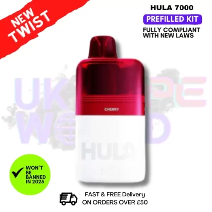 Cherry Hula 7K Puff Prefilled Pod Kit