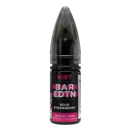 Sour Strawberry Nic Salt By Riot Squad BAR EDTN - 20mg