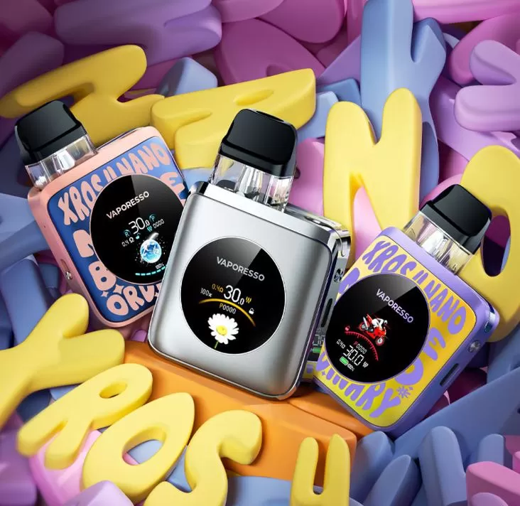 VAPORESSO XROS 4 NANO 1350mAh POD SYSTEM - Word Pop Blue - Image 2