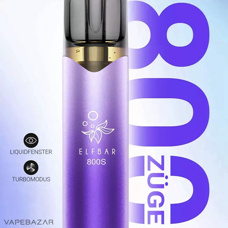 Elf Bar 800 – Grape Mint - Elf Bar / ca. 800 / 550 mAh / 20mg/ml - Image 2