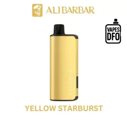 Yellow Starburst – ALIBARBAR INGOT - Non-rechargeable / Extra Large / ALIBARBAR / Beverage & Dessert
