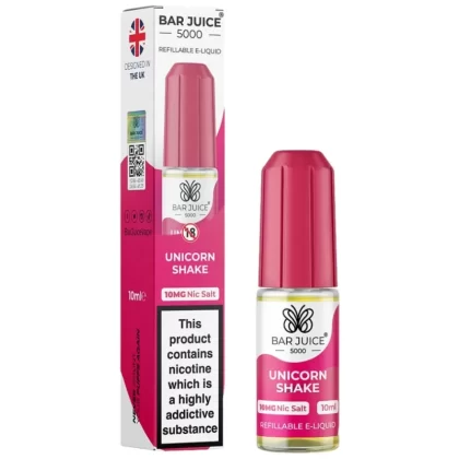 Unicorn Shake Nic Salt E-Liquid by Bar Juice 5000 (10ml) - 20mg
