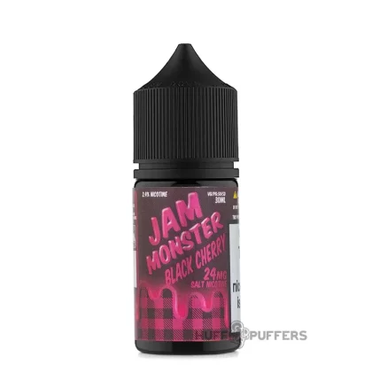 Jam Monster Salt – Black Cherry 30mL - Nicotine Strength#24mg>48mg