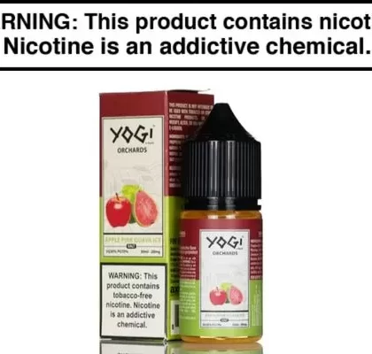 APPLE PINK GUAVA ICE BY YOGI ORCHARDS SALT 30ML - Vapejuice