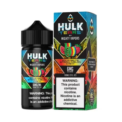 Sour Belts | Mighty Vapors Hulk Tears | 100mL
