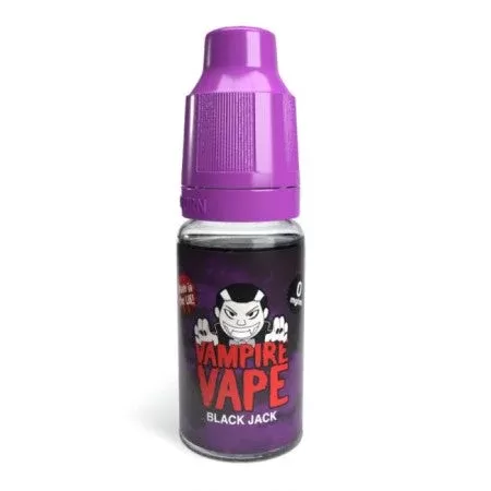 Vampire Vape Black Jack E-Liquid 10ml - Strength/Multibuy#3mg>6mg>12mg>18mg