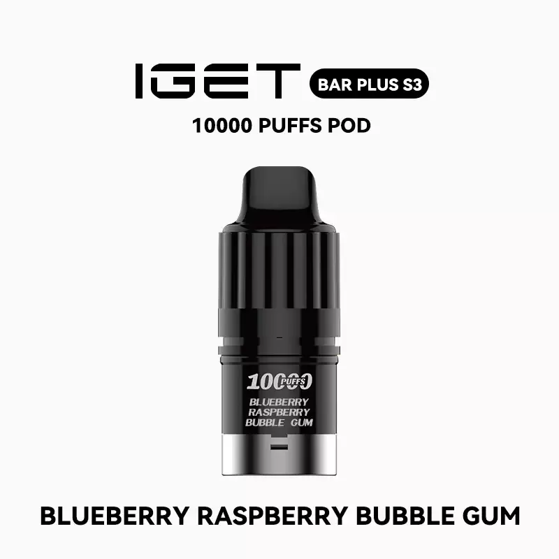 IGET Bar Plus S3 Pod – Blueberry Raspberry Bubble Gum - Ozvapeone