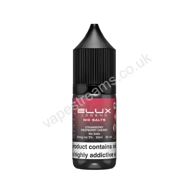 Elux Legend Strawberry Raspberry Cherry Nic Salt E-Liquid - Vapestreams Co