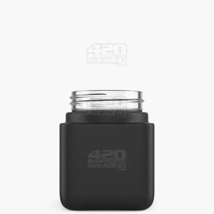 Square Black Glass Jars | 46mm – 3oz – 80 Count