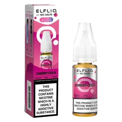 Cherry Cola Nic Salt E-Liquid by Elf Bar Elfliq (10ml) - 5mg