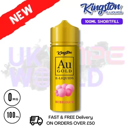 Bubblegum AU Gold Kingston 100ML Eliquid