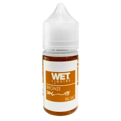 WET LIQUIDS Bronze SaltNic – 30ml - Vapebazaar Pk