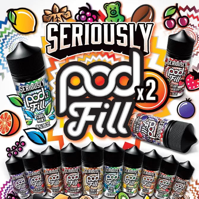 4x Pod Fill 100ml Vape Juice By Doozy – 50VG - Vapestorm Co