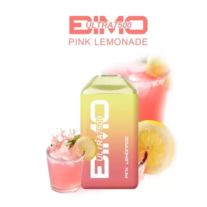 BIMO Ultra 7500 Puffs – Pink lemonade - Ozvapeone (993B41)