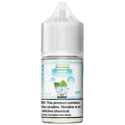 Pod Juice Jewel Menthol TF 30ml Nic Salt Vape Juice - Eightvape