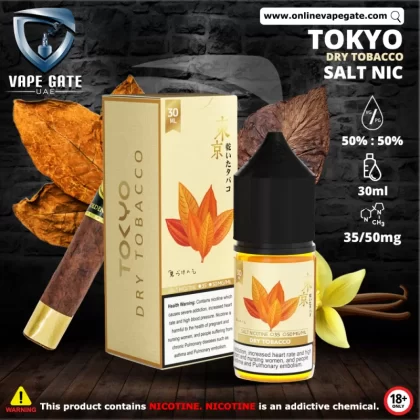 Tokyo Dry Tobacco Saltnic 30ml - 50 mg - 30 ml