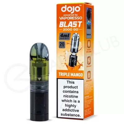 Triple Mango Dojo Blast 2000 Go Refill Pack