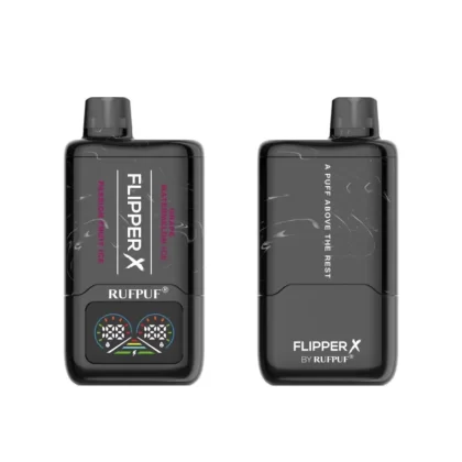 Rufpuf Flipper X Disposable – Passion Fruit Ice + Grape Watermelon Ice 40/50mg (20000Puffs) - Vape Product, Vape Product