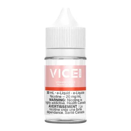Vice Salt Nic E-Liquid - Strawberry Ice 30ml - 20mg/ml