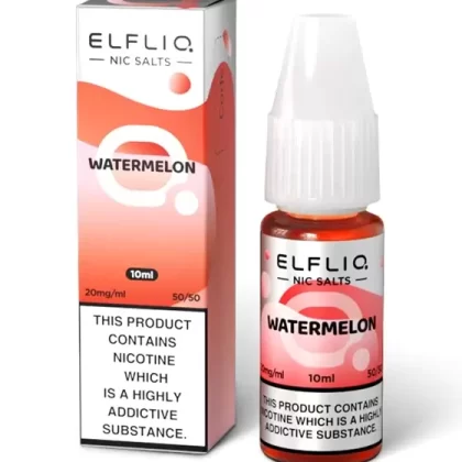 Watermelon Nic Salt E-Liquid - ElfLiq - 10mg - PG 50%