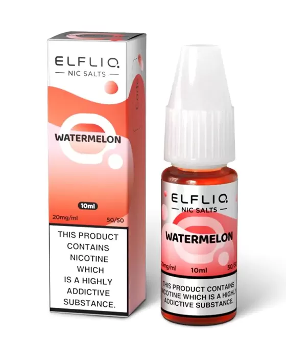 Watermelon Nic Salt E-Liquid - ElfLiq - 10mg - PG 50%