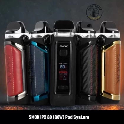 SMOK IPX 80 (80W) Pod System In Dubai - Black Carbon Fiber, Blue