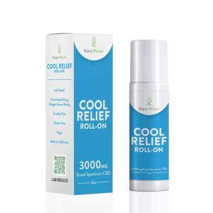 KANA PLANET COOL RELIEF ROLL-ON Broad Spectrum CBD - Beyondvape
