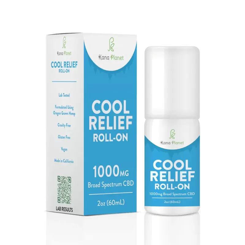 KANA PLANET COOL RELIEF ROLL-ON Broad Spectrum CBD - Beyondvape - Image 2