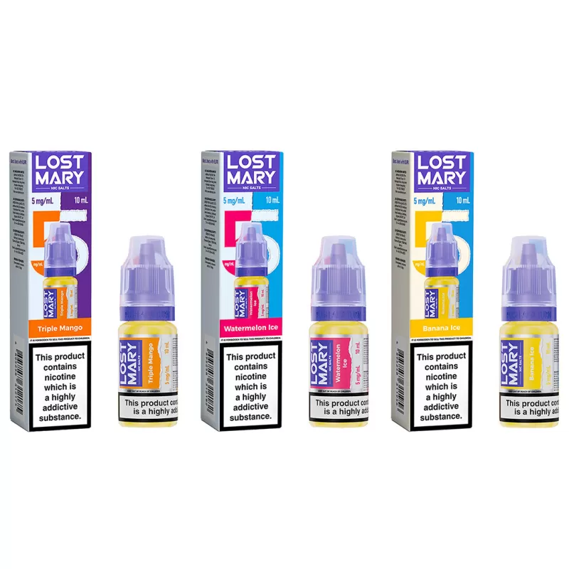 Lost Mary Nic Salt E-liquid 5mg - Blackberry Ice