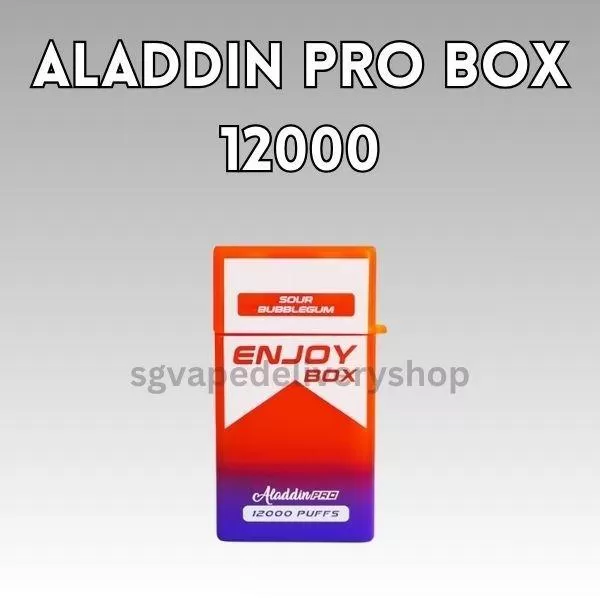 Aladdin Pro Enjoy 12000 Puffs - Sour Bubblegum