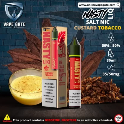 Custard Tobacco - Nasty Liq 30ml