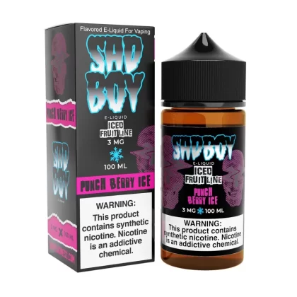 SADBOY E-Liquid - Punch Berry ICE 100ML - Iced Fruit Line Series - 6MG